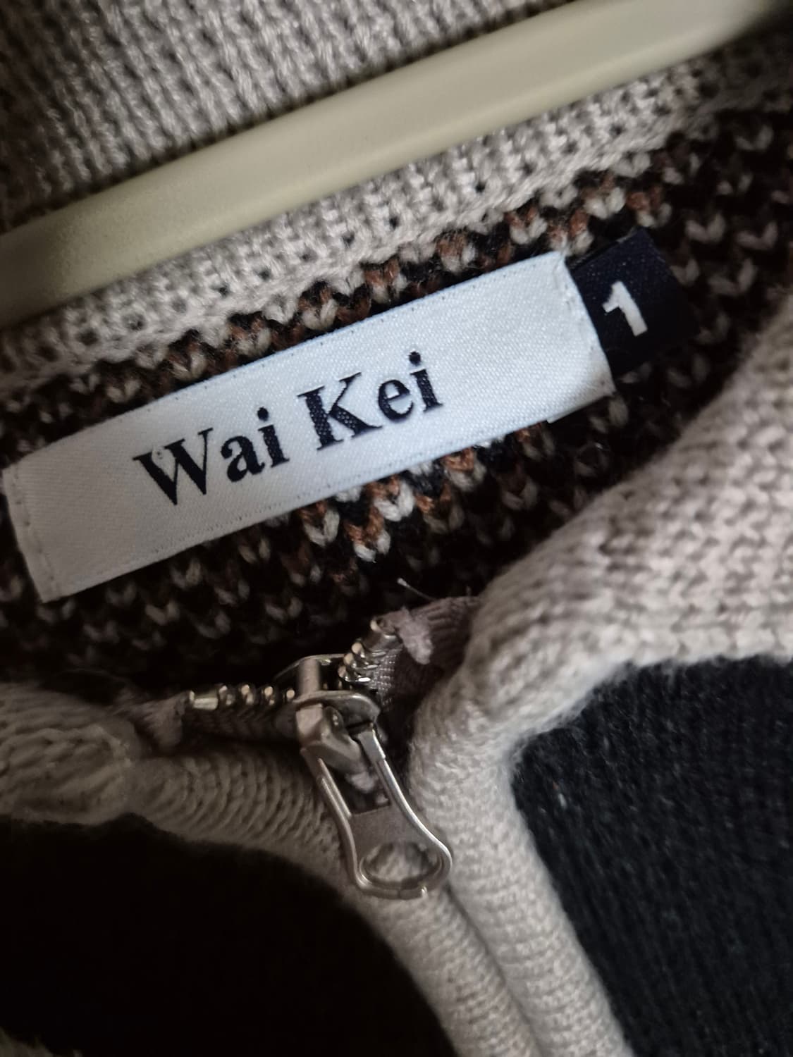 택포) Waikei 노르딕 니트집업 상품이미지4