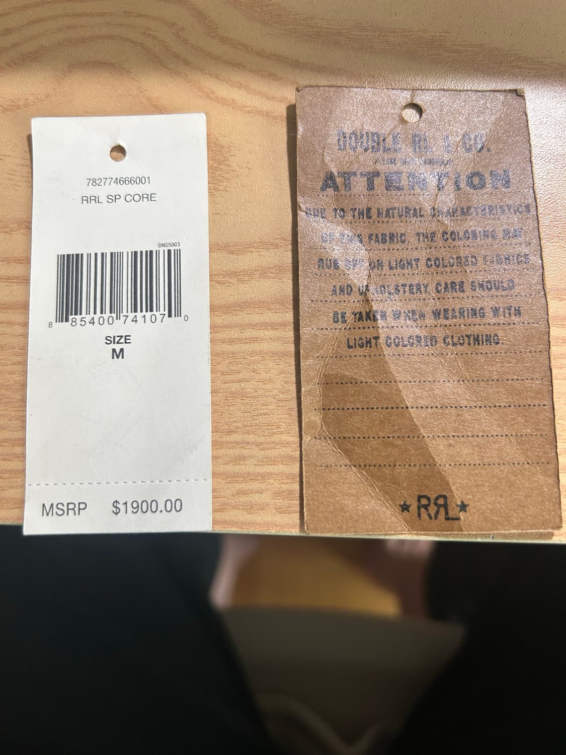 (동일사이즈 교환or판매)rrl 레더모토 m 상품이미지10