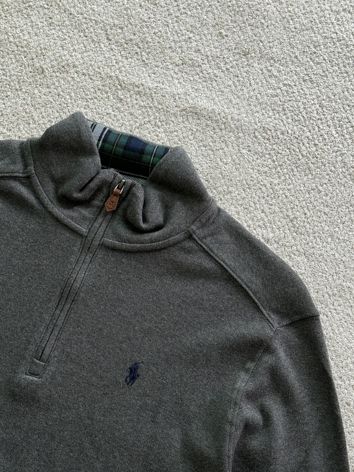 (새상품/정품) 폴로 보이즈 XL 반집업 맨투맨 상품이미지3