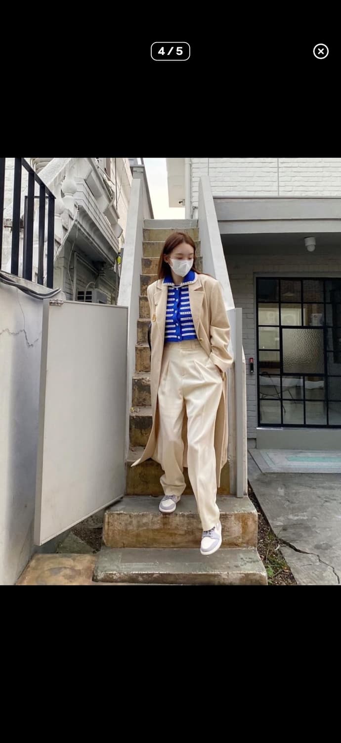 미우미우 가디건 뜨개 스트라이프 김나영 강민경 miu miu 상품이미지9