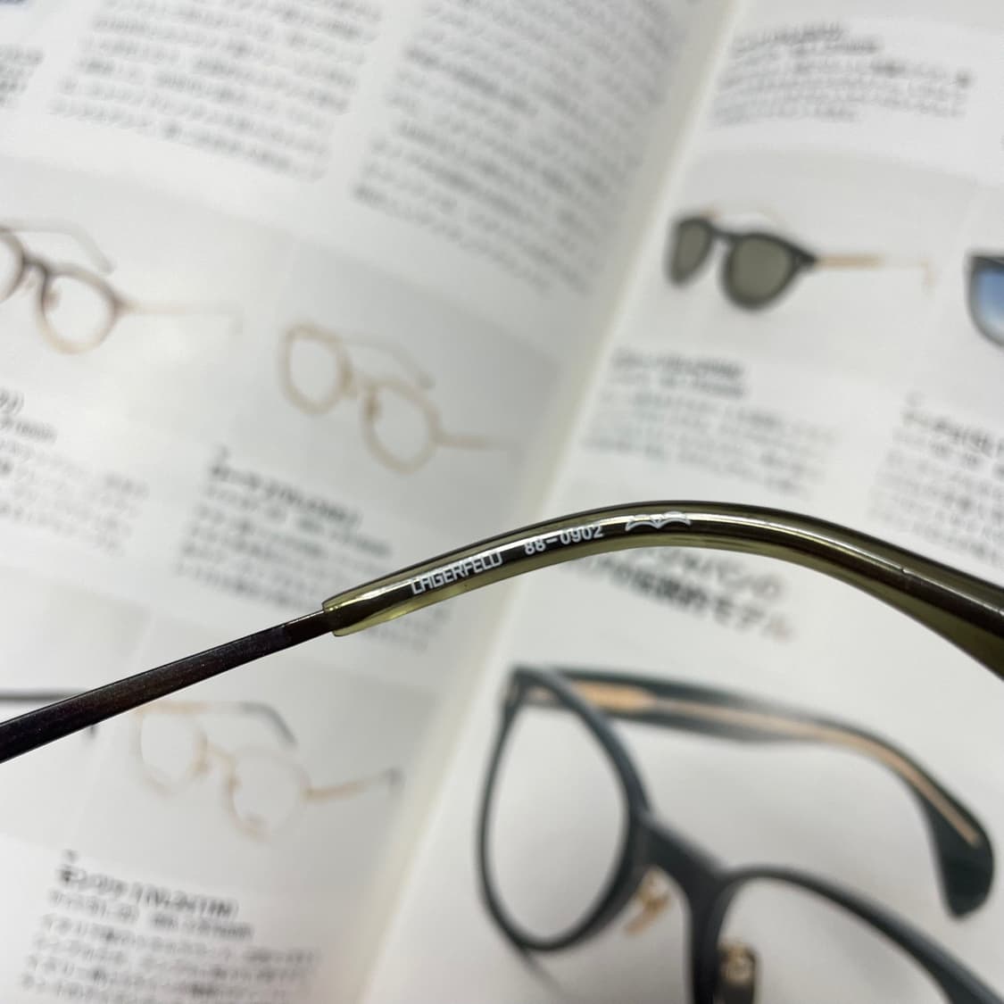 Karl Lagerfeld 칼 라거펠트 반무테 티타늄 실버 안경 상품이미지6