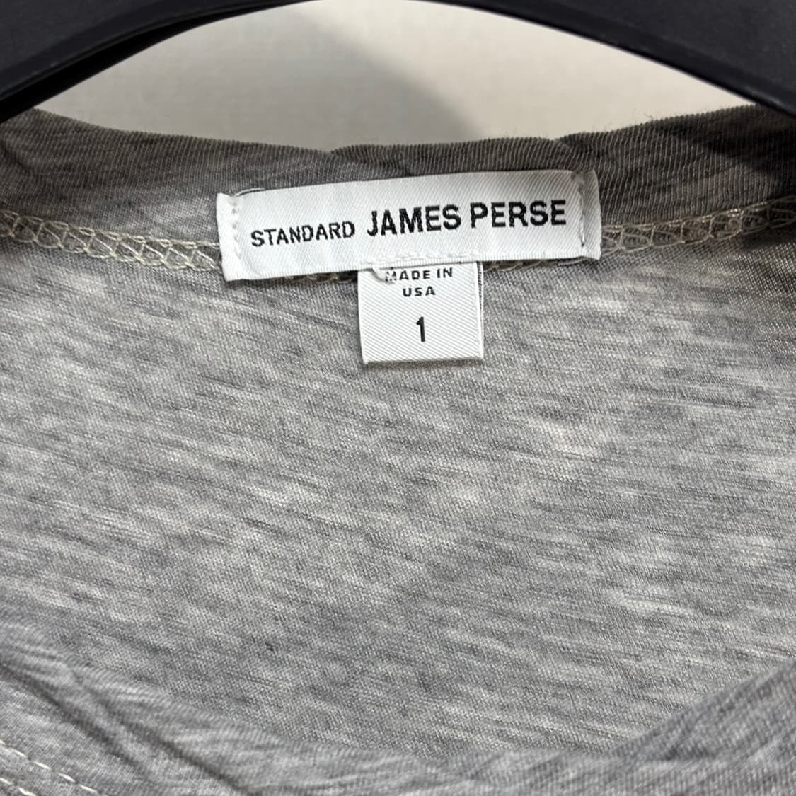 1) james perse 제임스펄스 반팔 티셔츠 그레이 상품이미지2