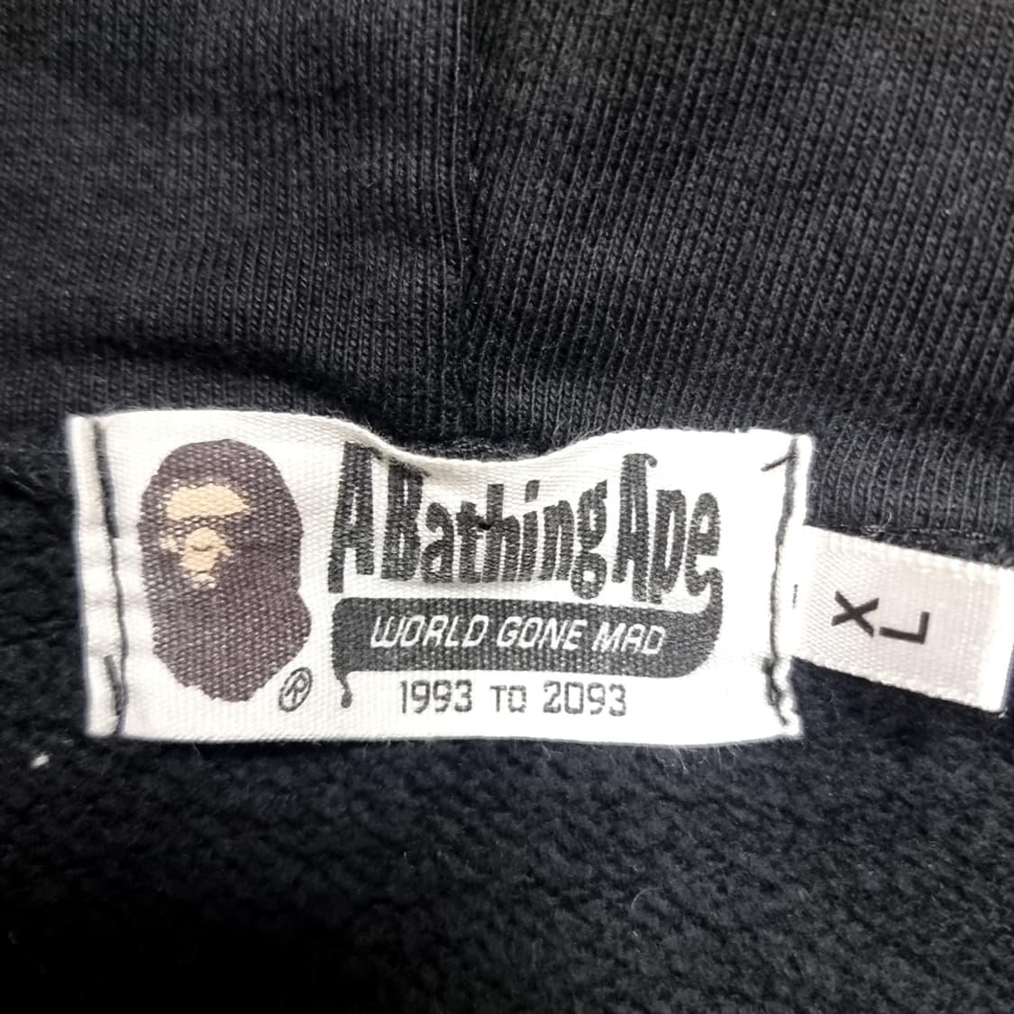 베이프 샤크 후드 집업 블랙(xl) 상품이미지7