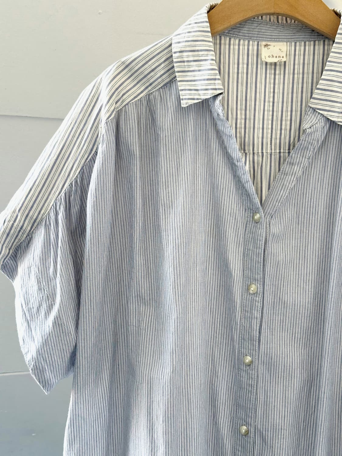 Wide silhouette High gauge tunic shirt 상품이미지5