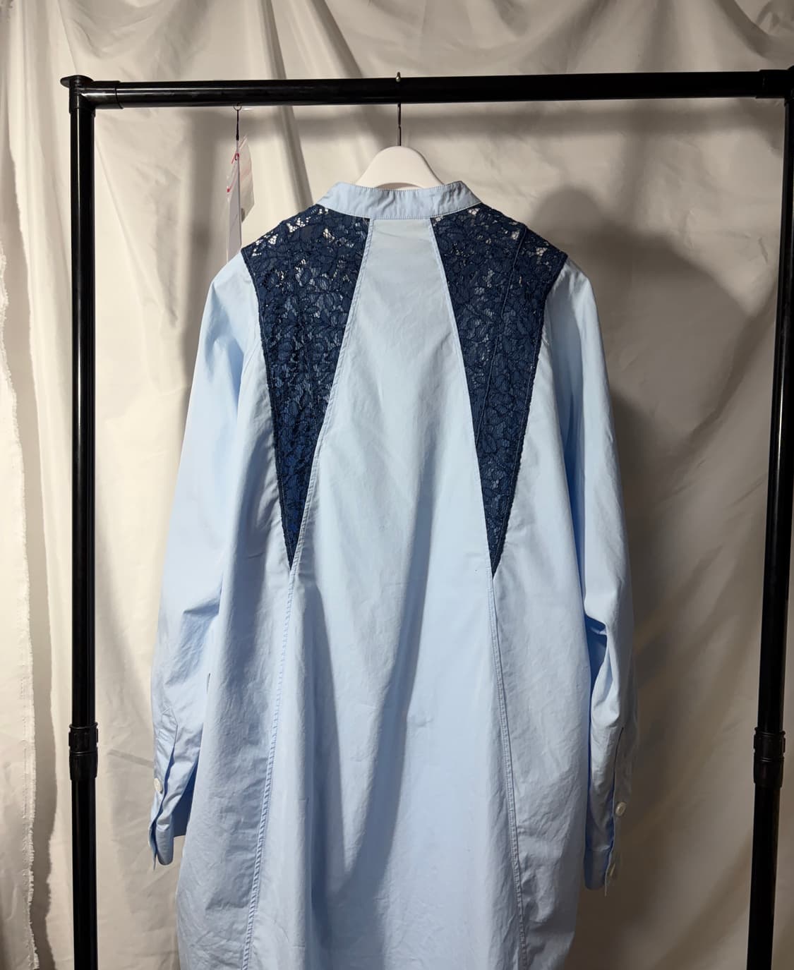 [46] 22SS 키코코스타디노브 퓨처 롱 셔츠 블루 상품이미지3