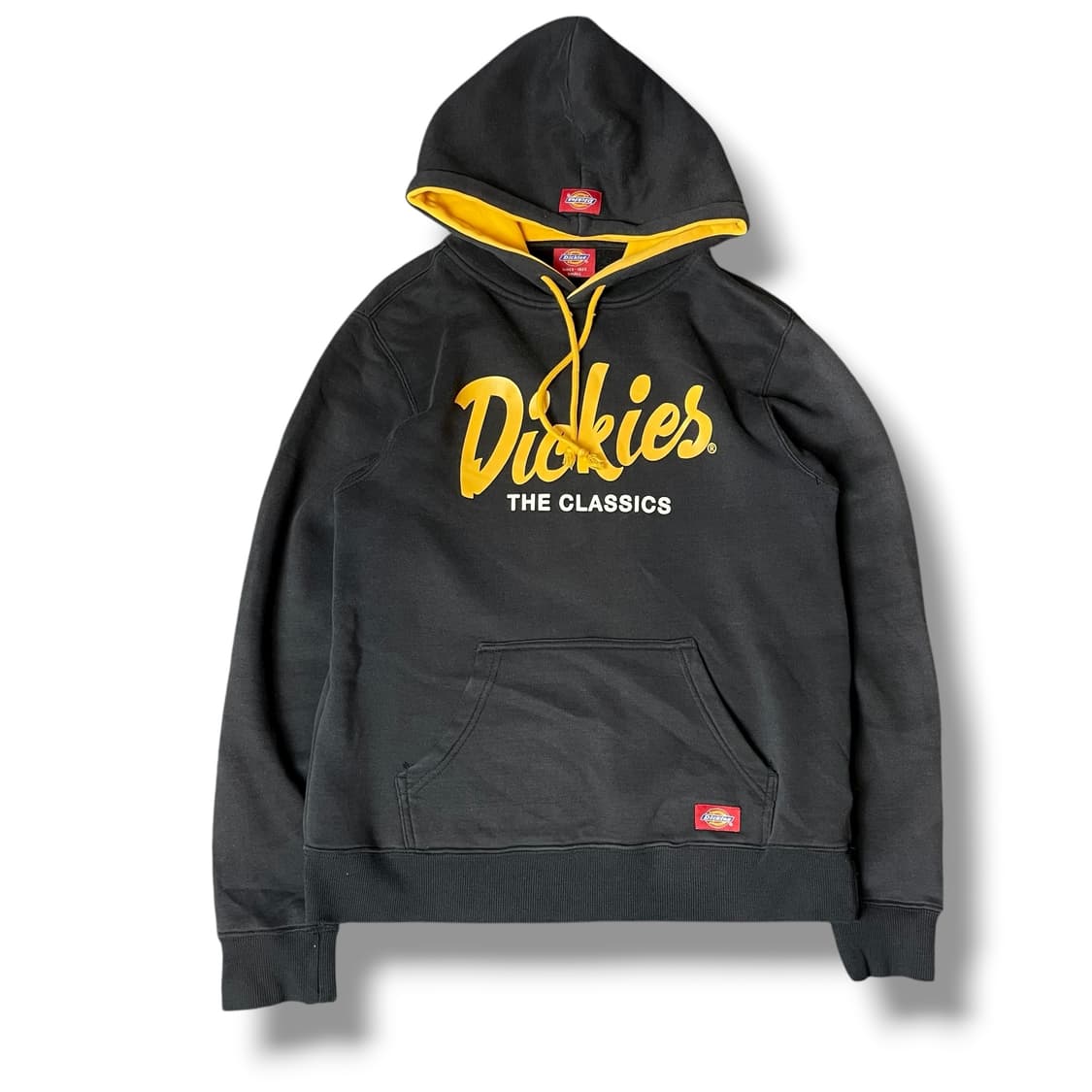 디키즈 옐로우 빅로고 스웻 후드 S 상품이미지1