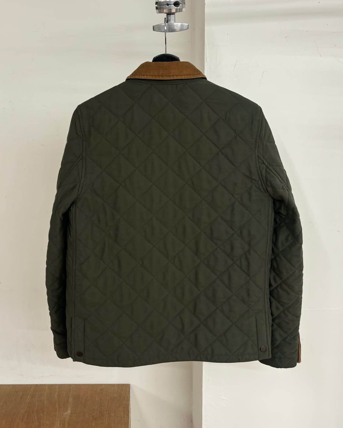 랄프 로렌 카키 가죽 숄더 패치 퀄팅 자켓 상품이미지6