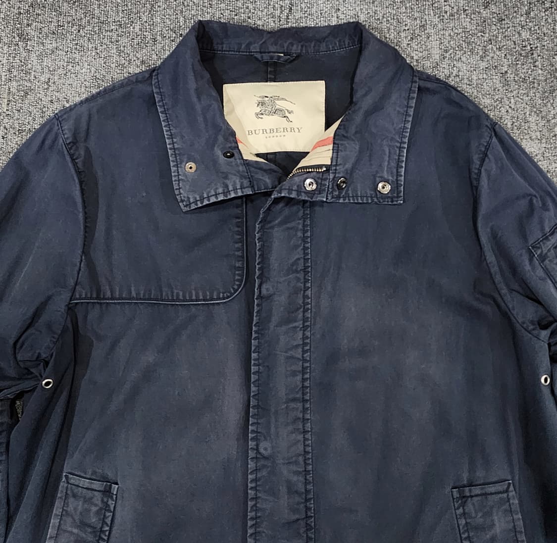버버리 빈티지 아카이브 하이넥 자켓 M 상품이미지4