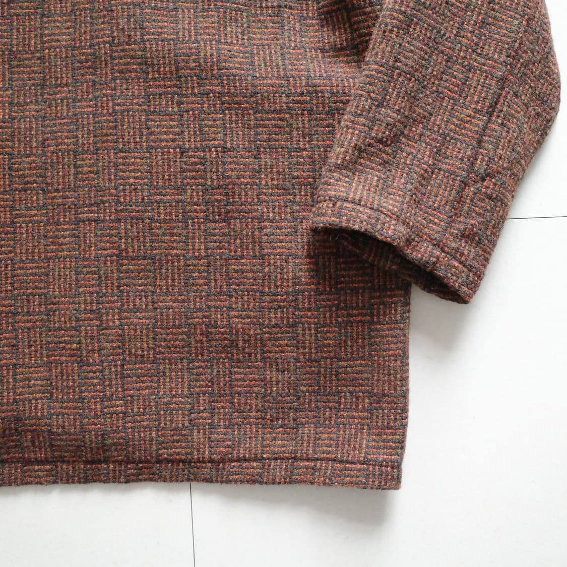 캐피탈 17FW 트위드 울 린넨 샤카 코트 XL사이즈 상품이미지9