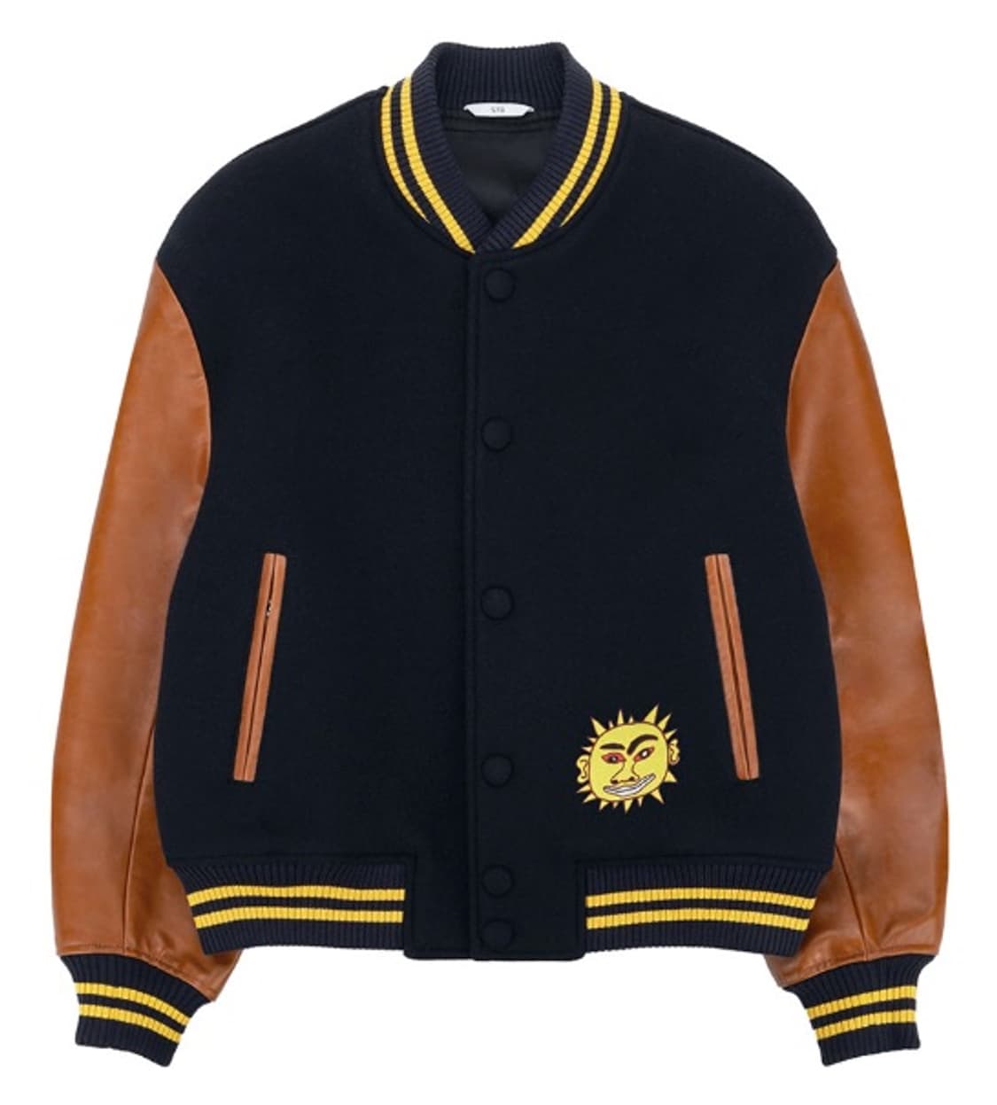 [L]stu hank 로꼬 착용 바시티 자켓 네이비 상품이미지2