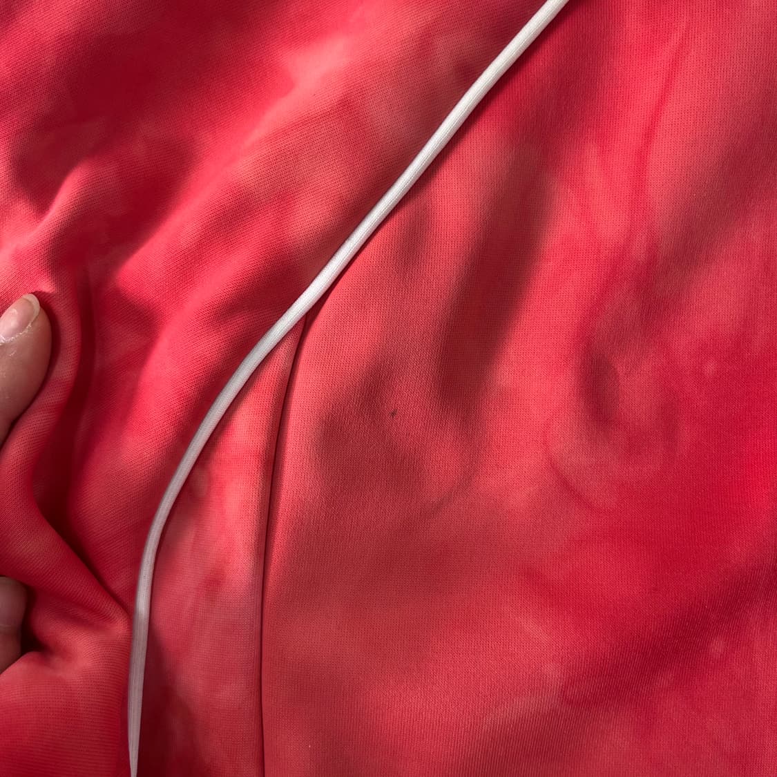 105 아디다스 패럴윌리엄스 레드 타이다이 트랙탑 져지 상품이미지5