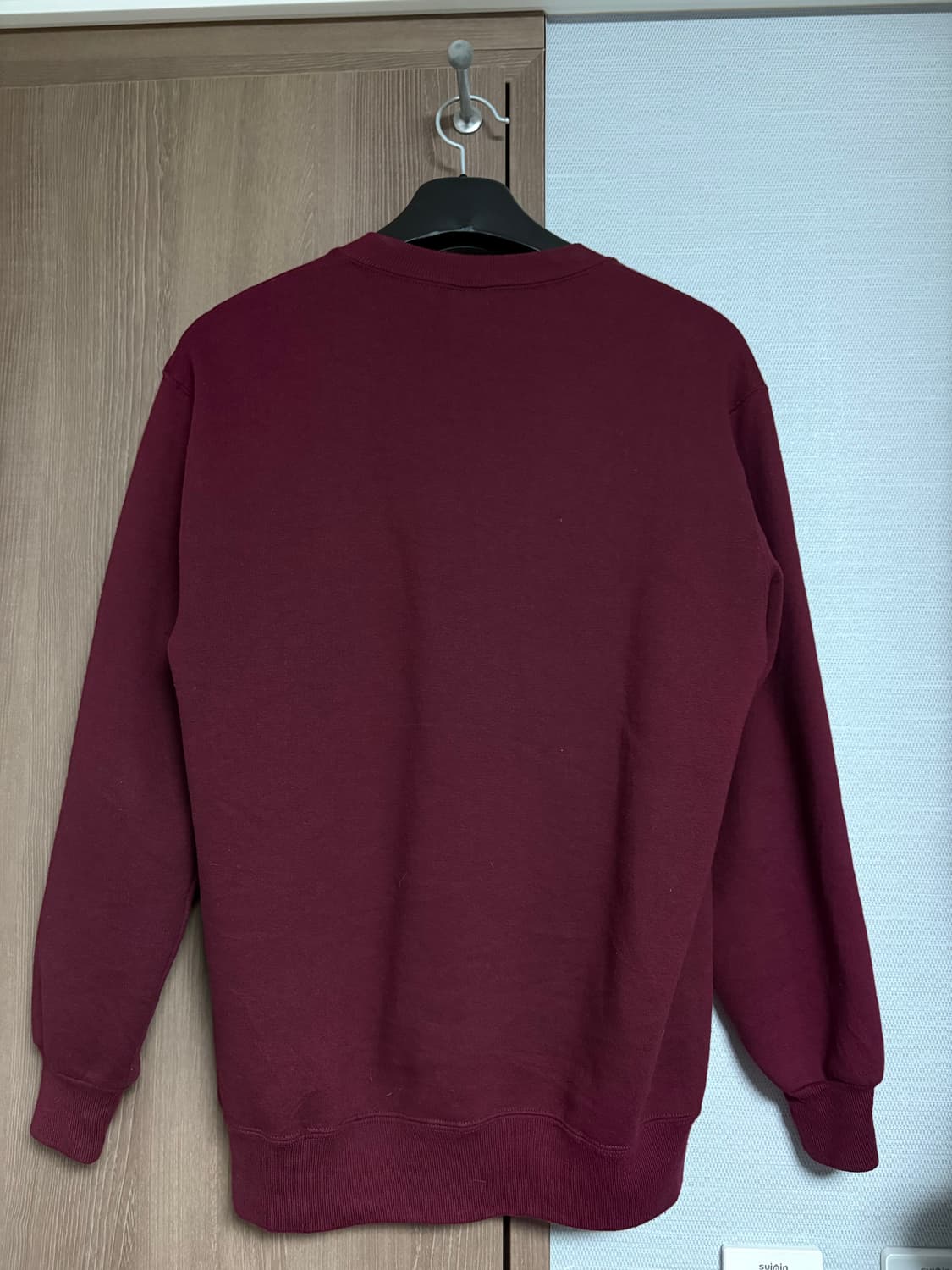 [M] 90s USA 러셀 스웻셔츠 와인 상품이미지2