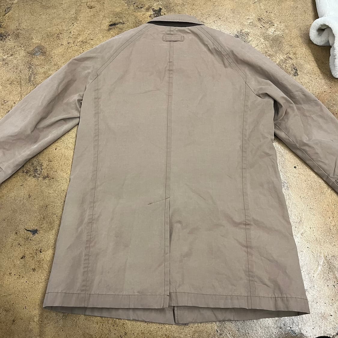 [정품/110] 헨리 코튼 베이지색 남성 코트 b18 상품이미지4