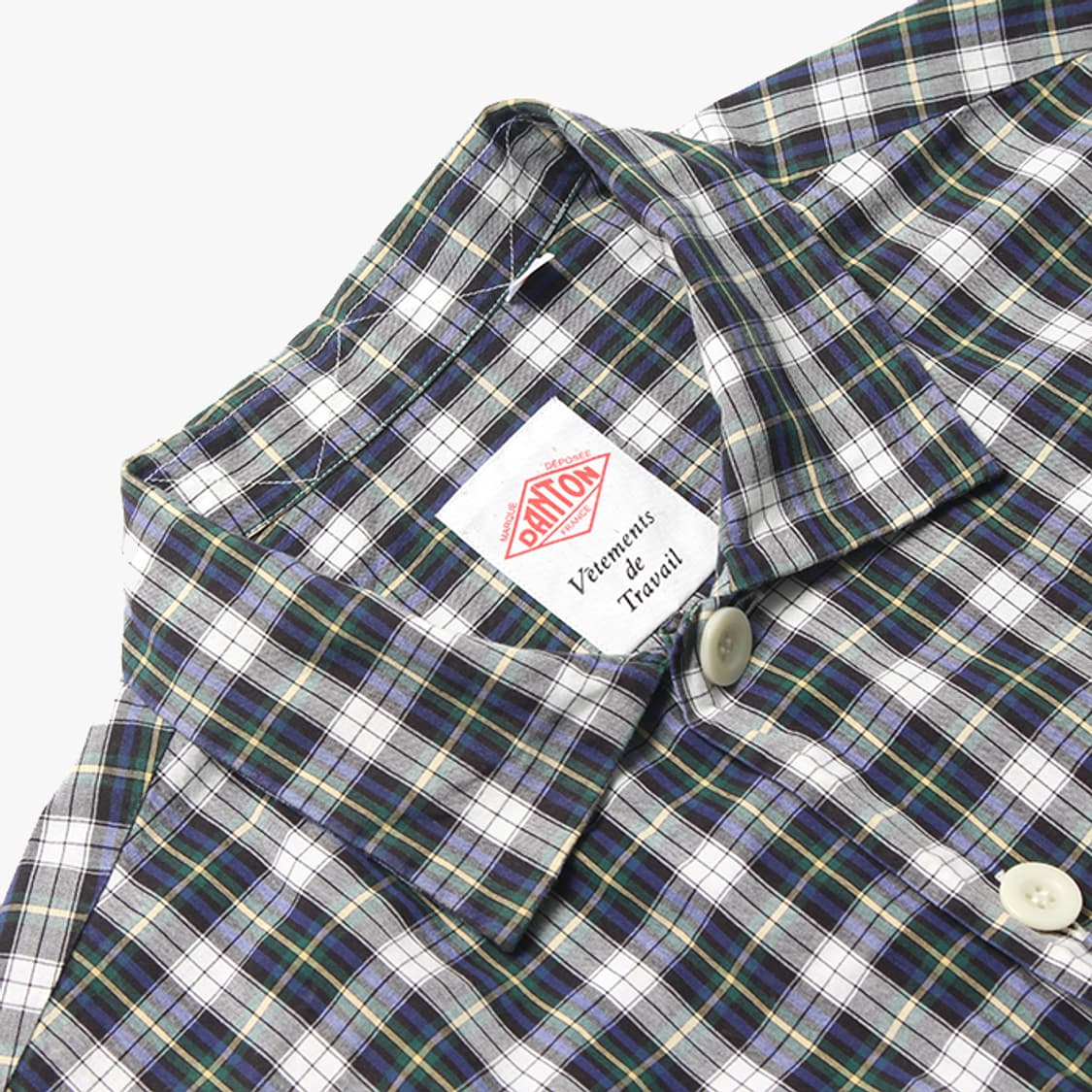  DANTON "Check Half Shirts" 상품이미지5