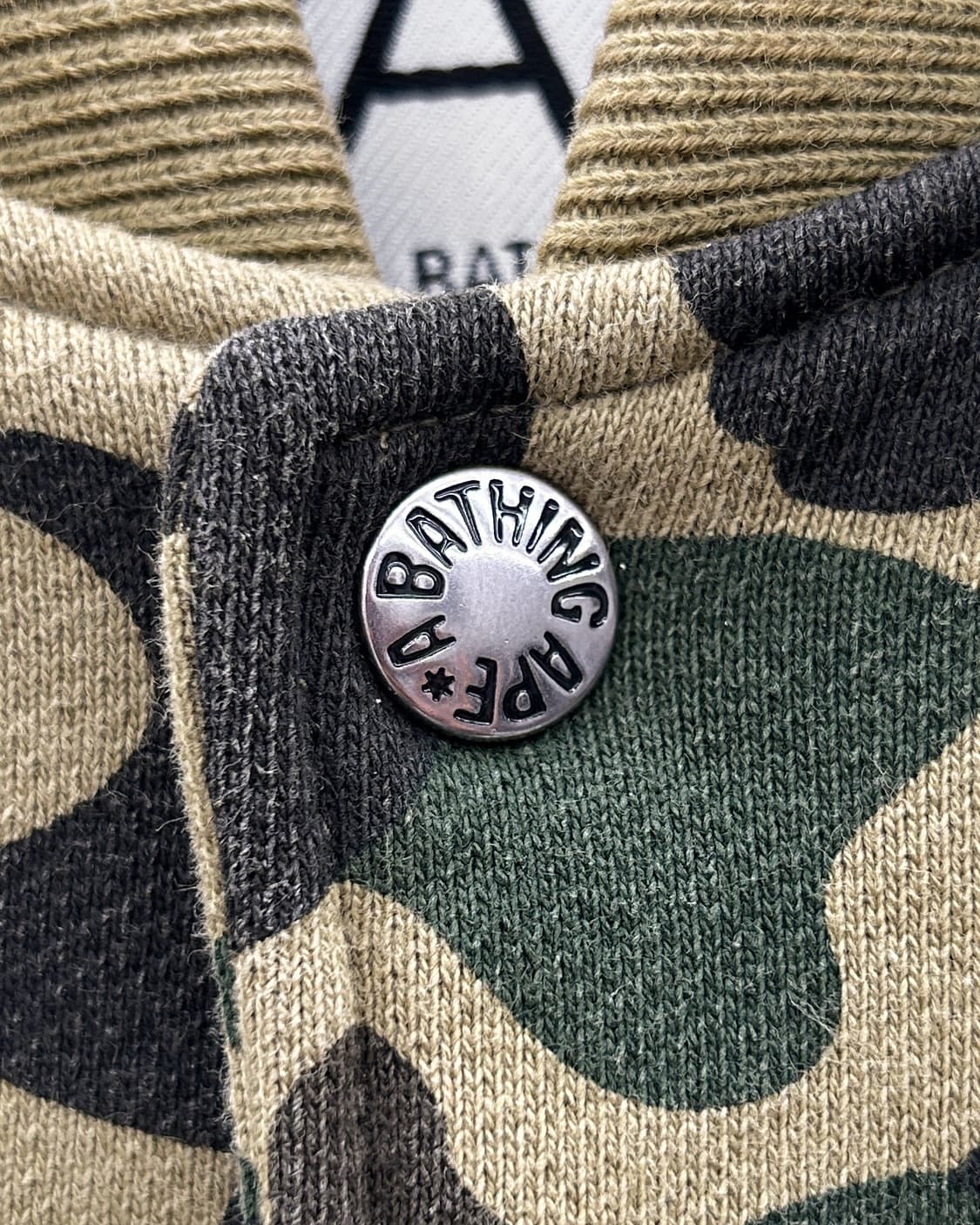 베이프 BAPE OG 00s 퍼스트 카모 스웻 스타디움 자켓 상품이미지5