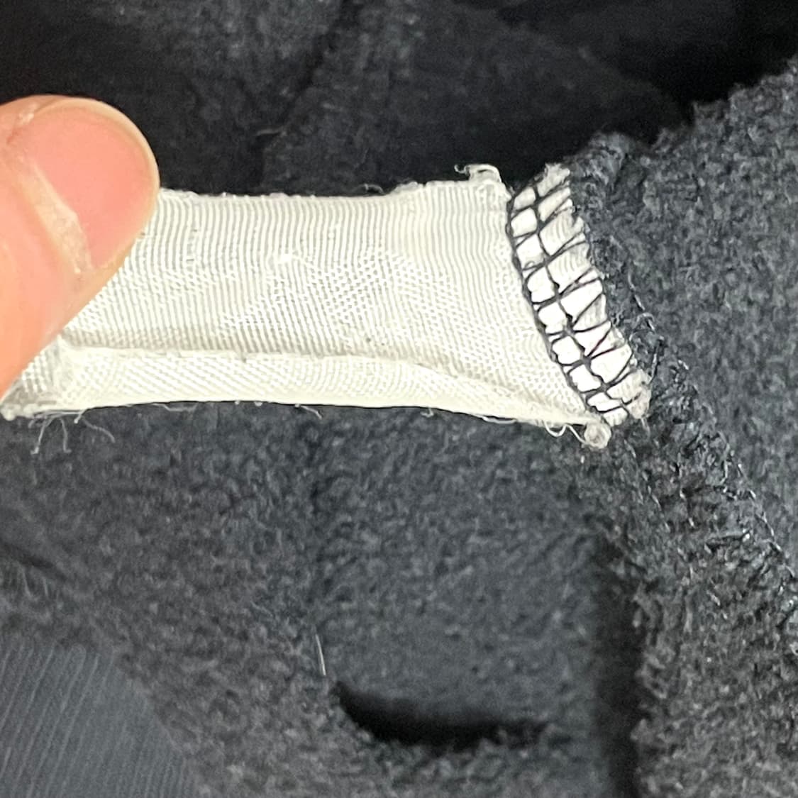 갭 스펠로고 블랙 기모 후드티셔츠 남성L  상품이미지4