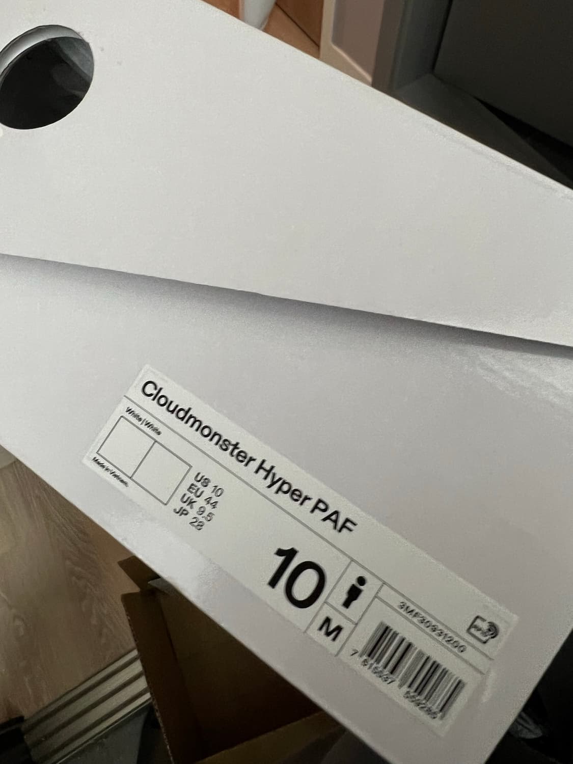 온 러닝 x paf (파프) 클라우드 몬스터 하이퍼 화이트 280 상품이미지2