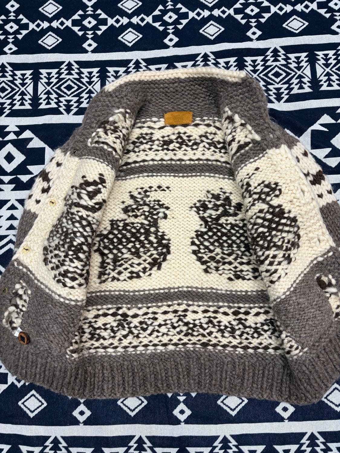 오리지널 Cowichan 코위찬 2XL (캐네디언 스웨터) 상품이미지9