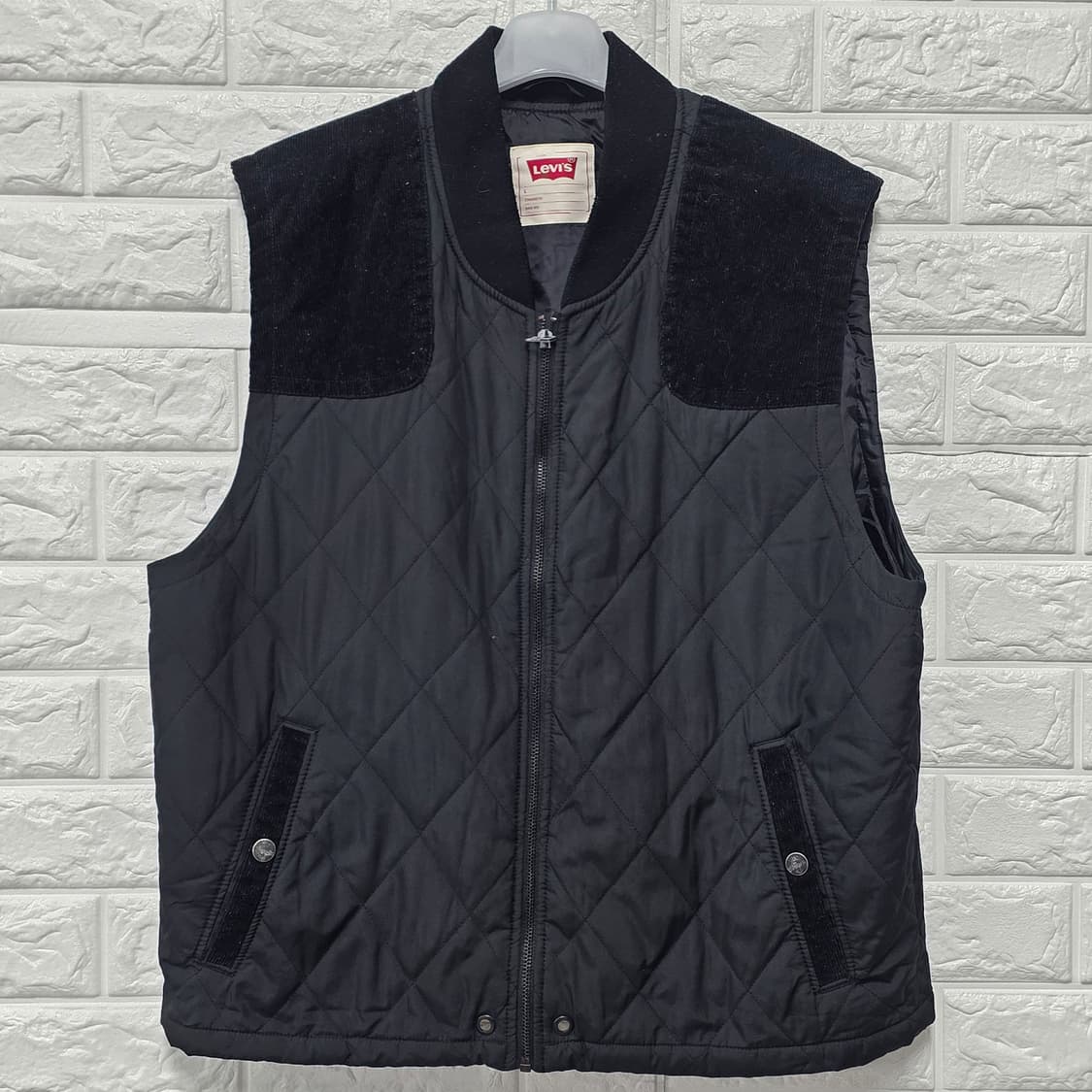 택포// 리바이스 퀼팅 조끼 XL 상품이미지1