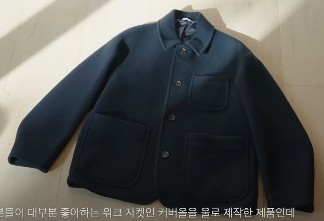 his hazzys 울캐시미어 커버올 자켓 상품이미지2