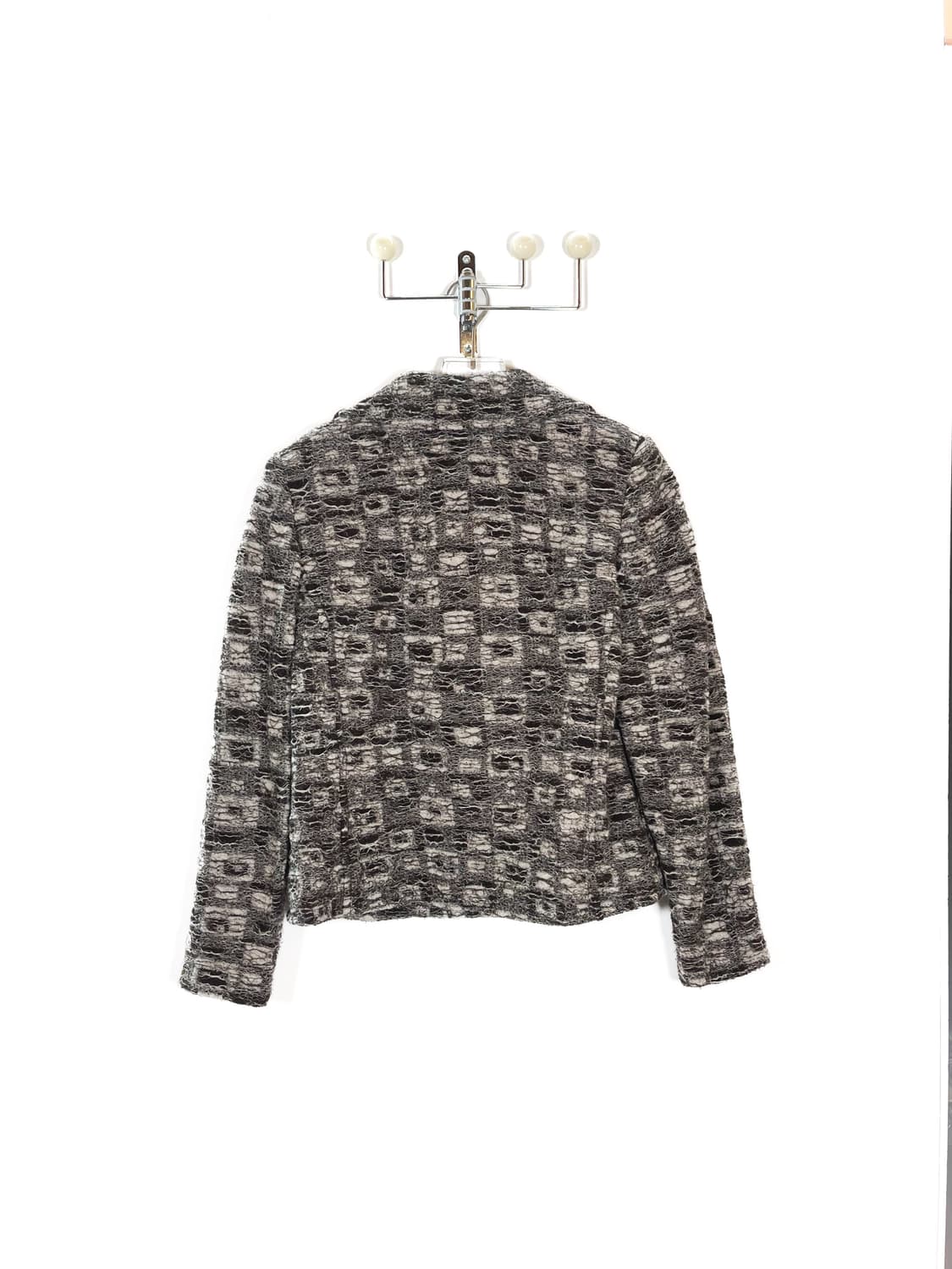 빈티지 울 블렌드 버튼 숏 자켓 상품이미지6