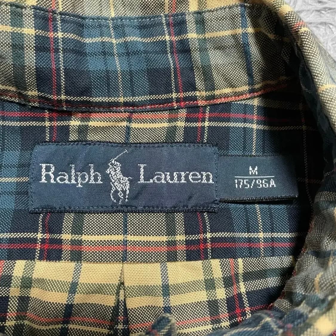 빈티지 폴로 랄프로렌 체크 셔츠 클래식 m 상품이미지3