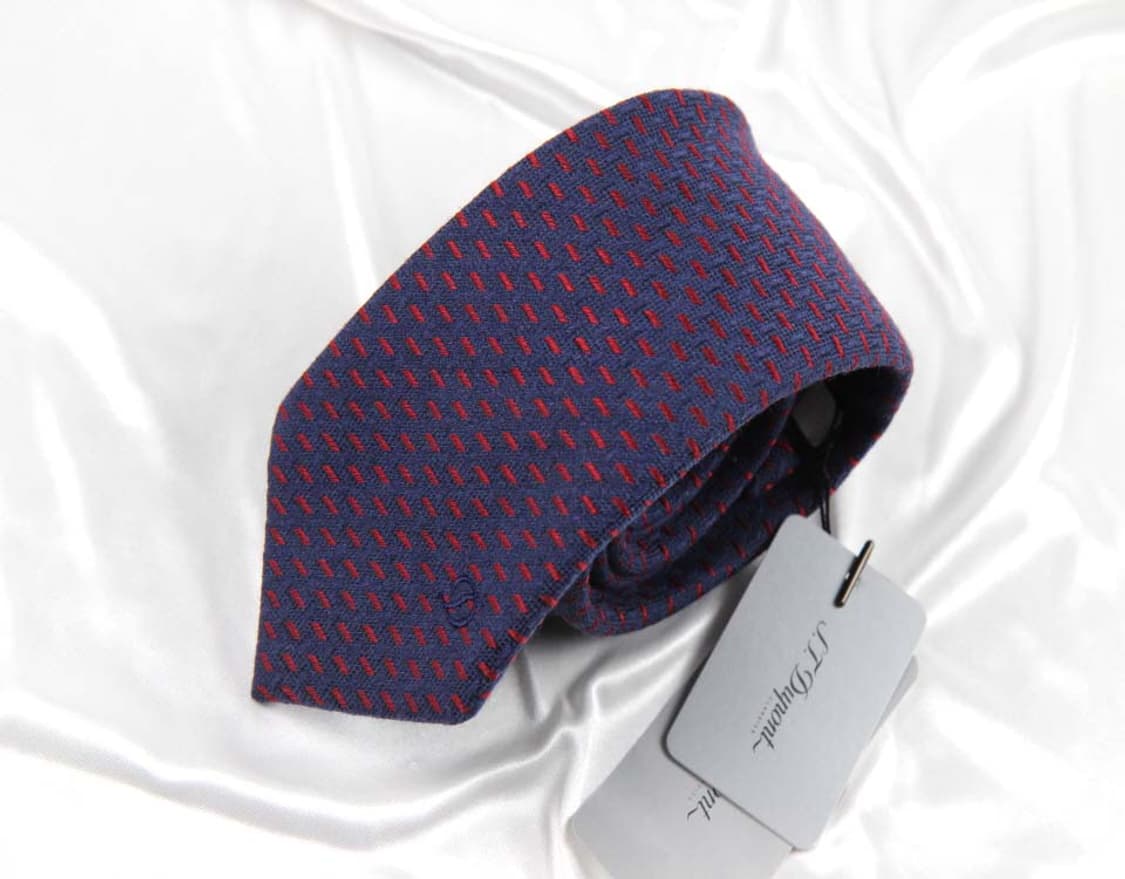  듀퐁 8cm 미사용 울 니트 남자 명품 넥타이 S.T. DUPONT 상품이미지1