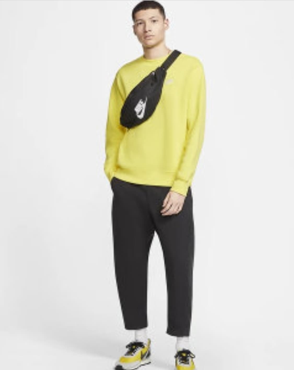 나이키 테크 팩 크롭 우븐 팬츠 L 블랙 상품이미지1