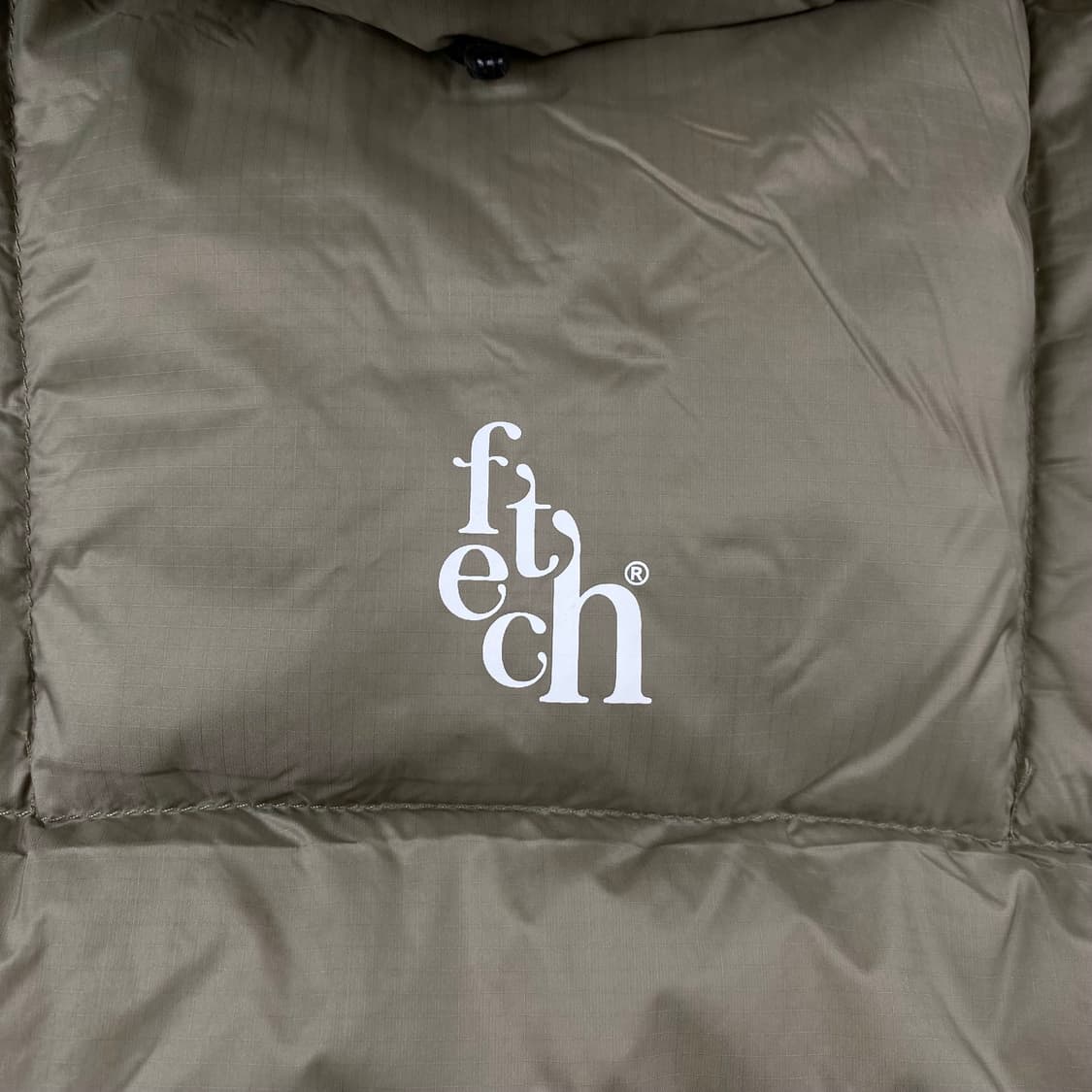 페치선데이 카키 폴리시 구스 다운 아노락 (110) 상품이미지3