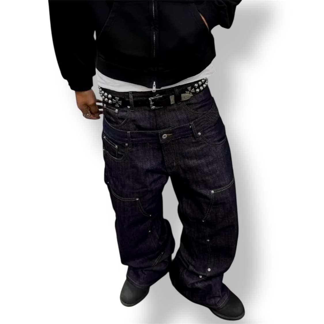 데님 레이어드 카펜더 팬츠 상품이미지2