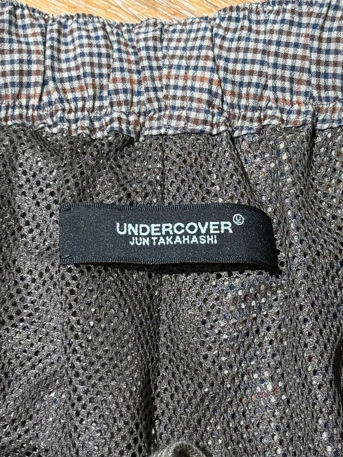 언더커버 브라운 체크 카고 조거 팬츠 상품이미지7