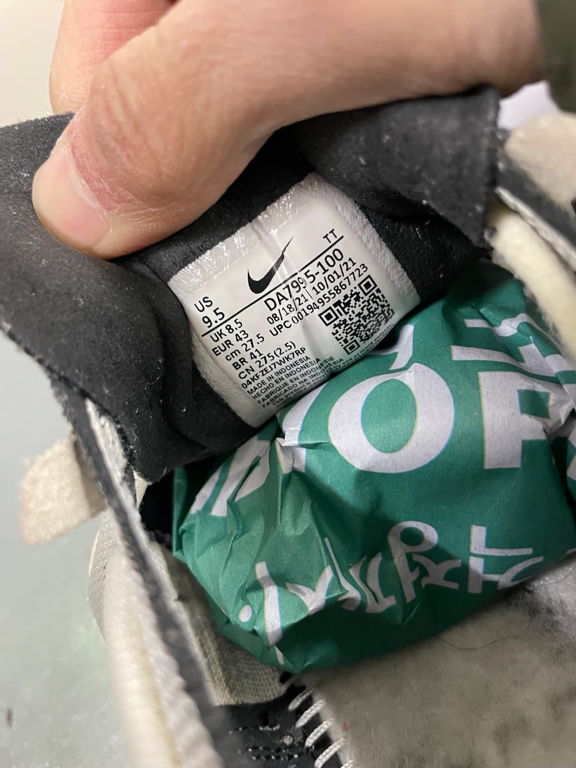 나이키 와플 원 인피니트 라일락 275 상품이미지9