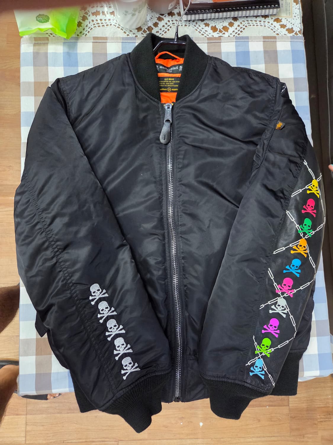 마스터마인드×유니폼 익스페리먼트×알파인더스트리 MA-1  상품이미지1