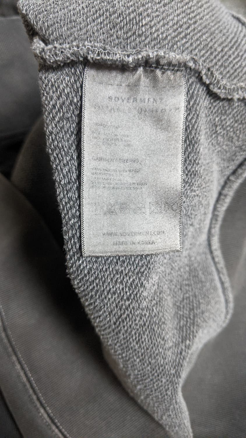 소버먼트 피그먼트 컷 후드 집업 상품이미지5