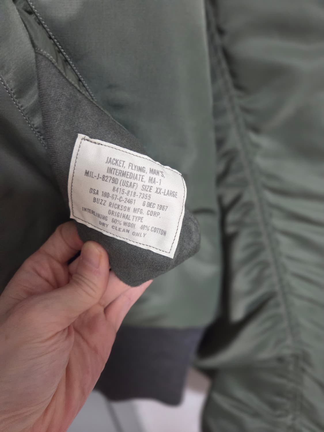 버즈릭슨 MA-1 자켓 상품이미지8