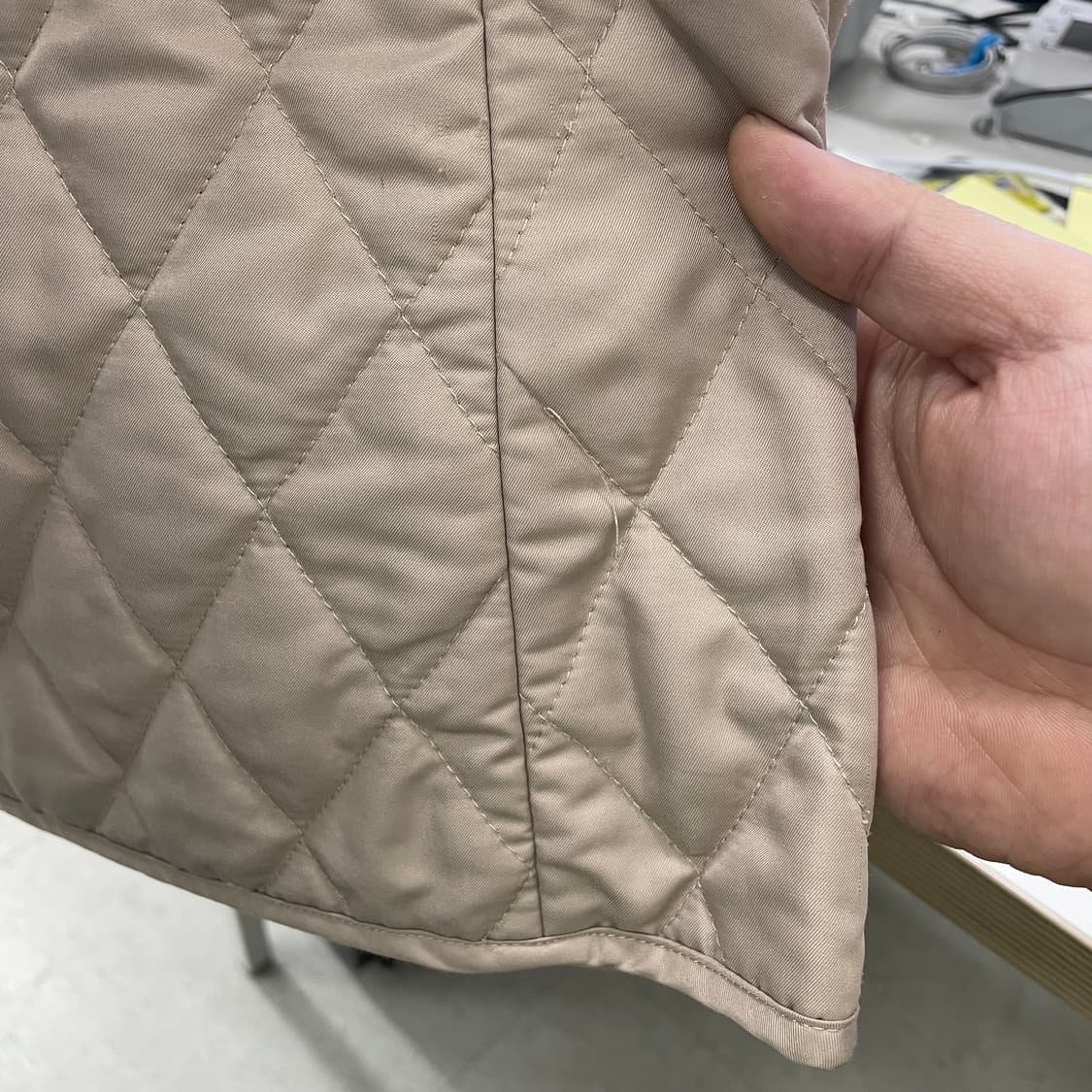 W 버버리 베이지 퀼팅 자켓 상품이미지7