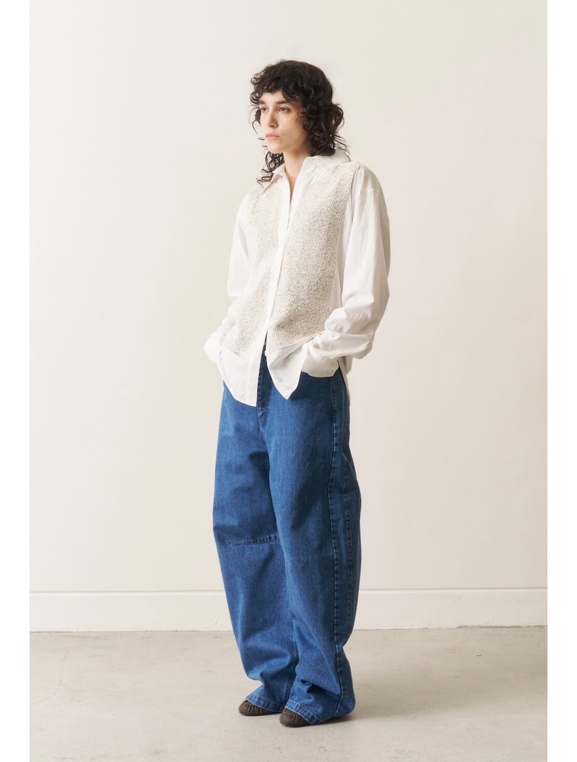 오들리워크샵 curve jeans washed  상품이미지2