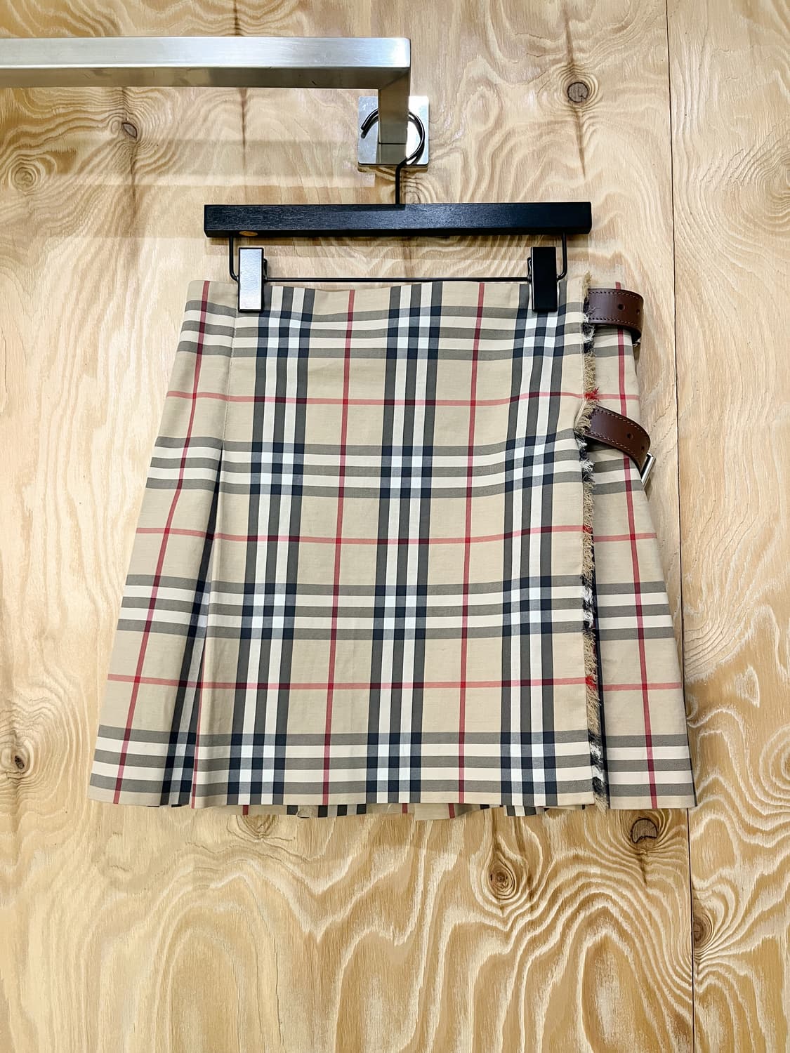 버버리 노바 체크 벨티드 스커트 상품이미지2