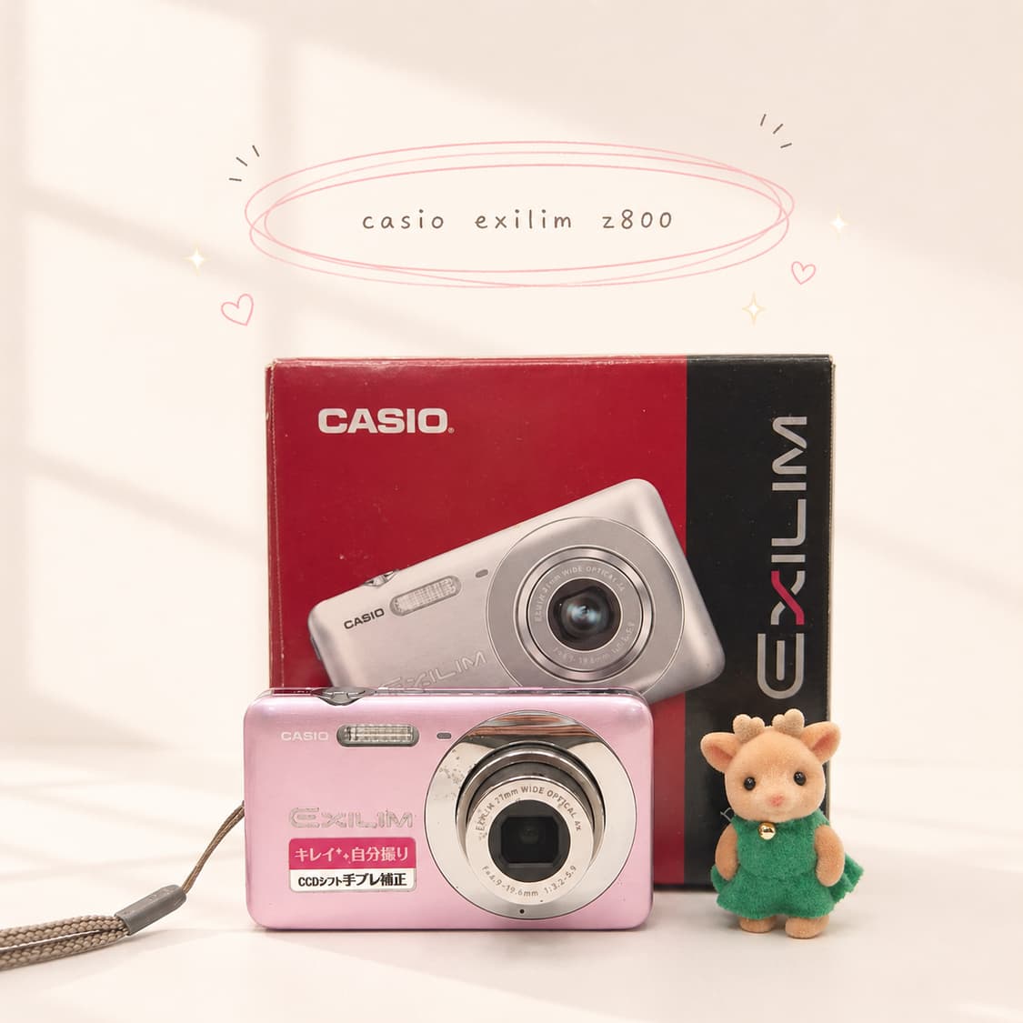 풀박✨️메이크업모드🩷 카시오 EXILIM Z800 연핑크 💕 상품이미지1