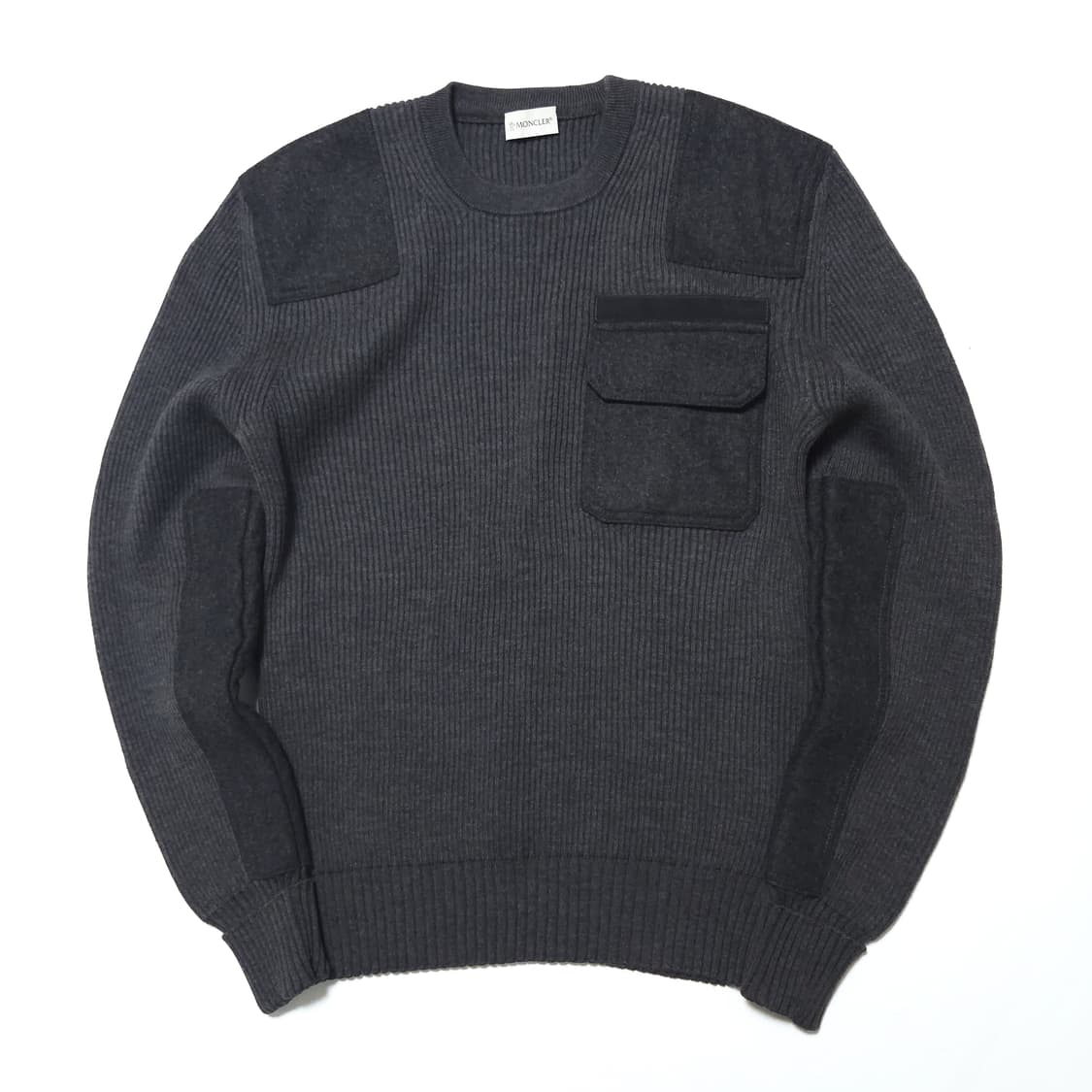 몽클레어 마글리오네 트리코 지로콜로 견장 니트 스웨터 상품이미지1