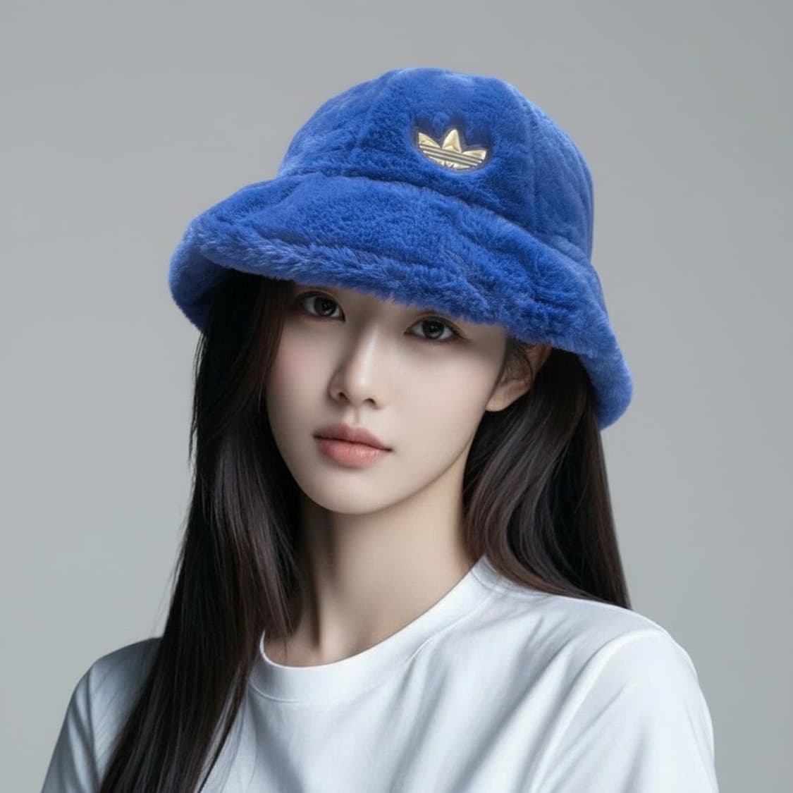 아디다스 오리지널 로고 퍼 버킷햇 상품이미지1