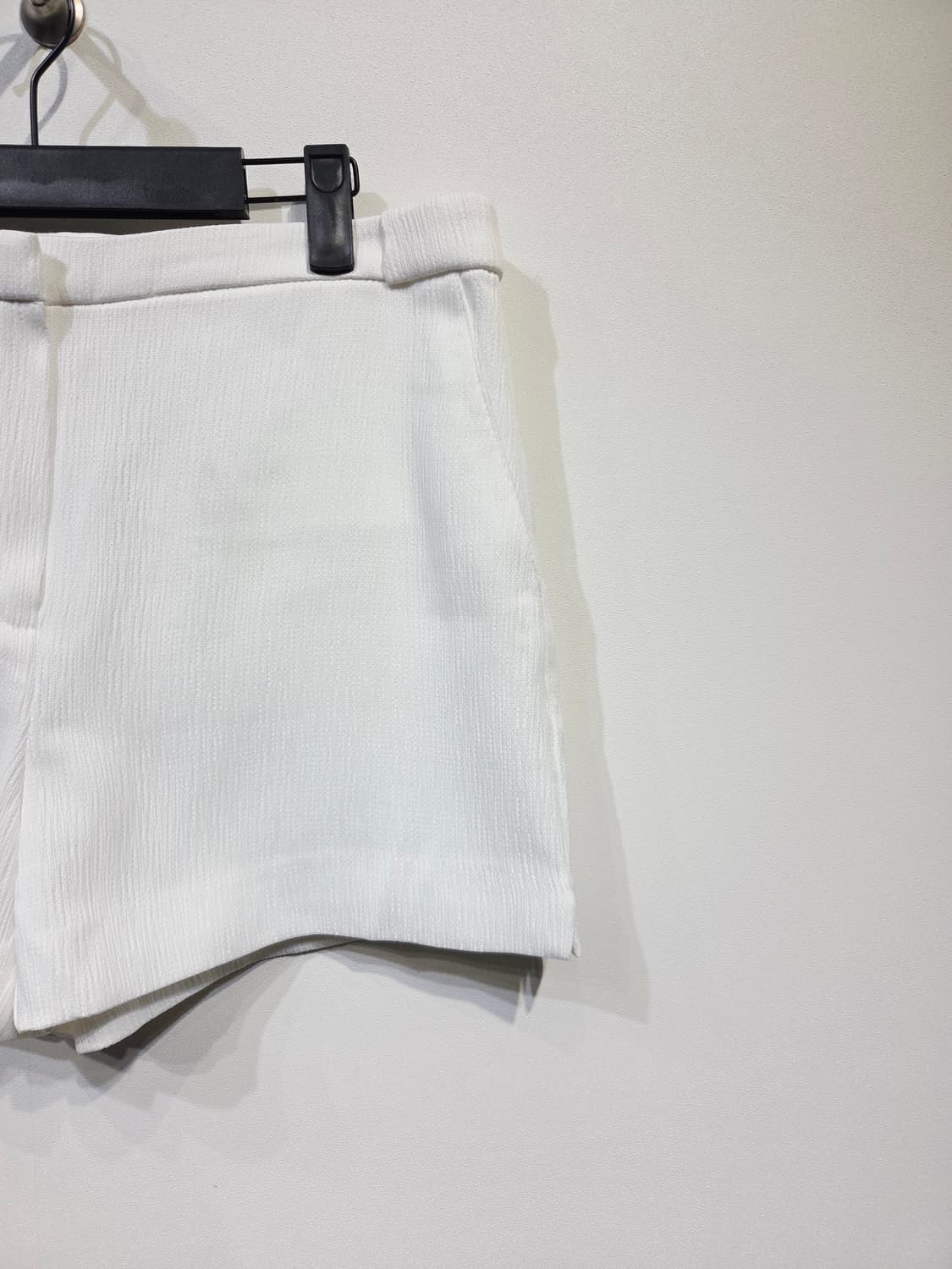 MANGO 망고 수트 컬렉션 화이트 쇼츠 상품이미지4