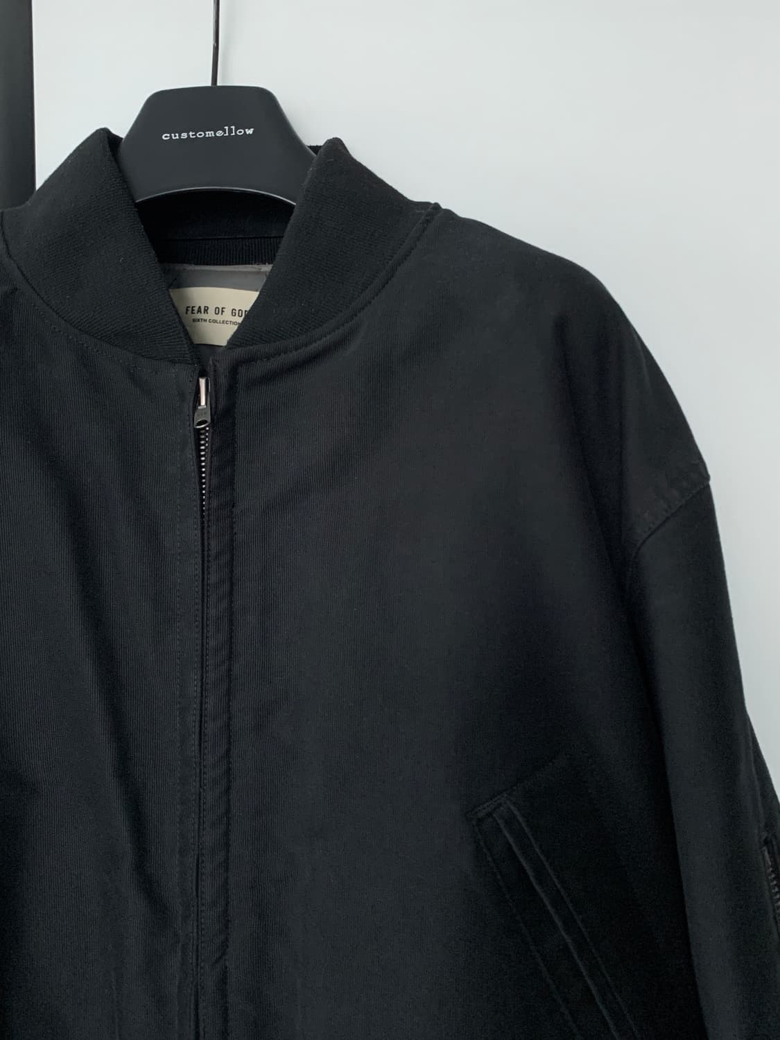 [L] 피어오브갓 6th 봄버 자켓 블랙 상품이미지3