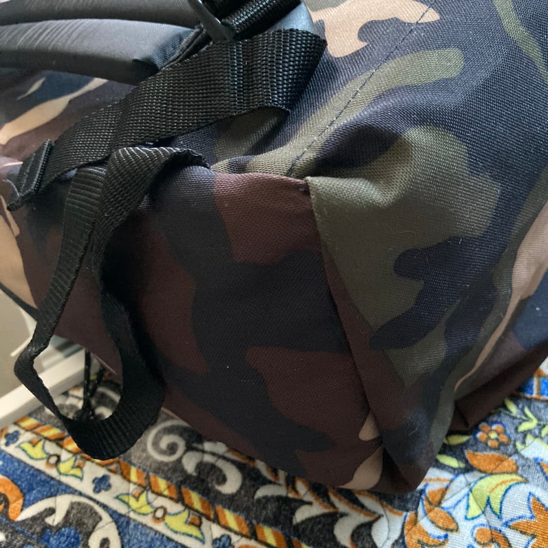 빈티지 Eastpak 이스트팩 밀리터리 카키 카모플라쥬 백팩 가방 상품이미지2