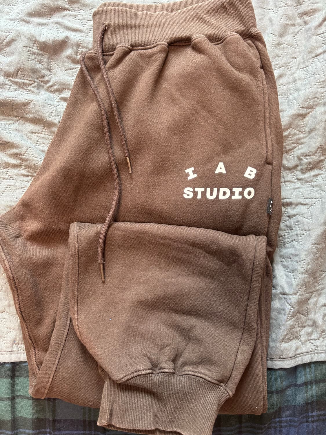 아이앱 스튜디오 스웨트팬츠 XL 브라운 상품이미지2