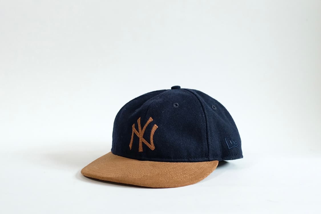 에임레온도르 x 뉴욕 양키즈 울 스웨이드 투톤 모자 상품이미지3