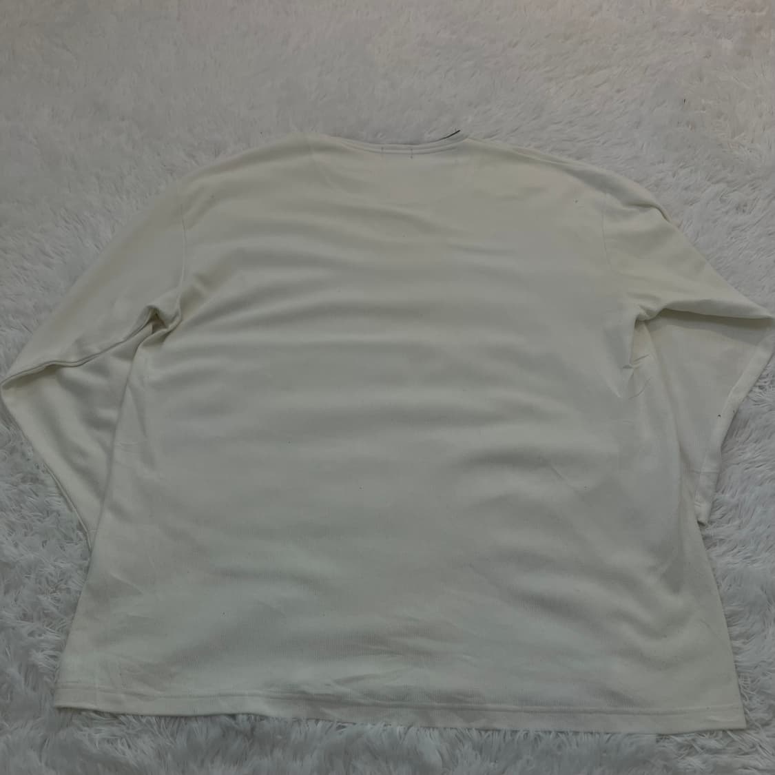 빈티지 반집업 화이트 빅 티셔츠 y2k 스트릿 갸루 펑키 일본빈티지733 상품이미지2