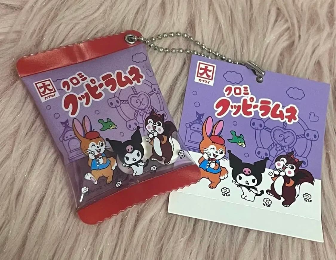 쿠로미 라무네 캔디 모형 스위츠 디저트 키티스트랩 쿠로미 키링 사탕 상품이미지1
