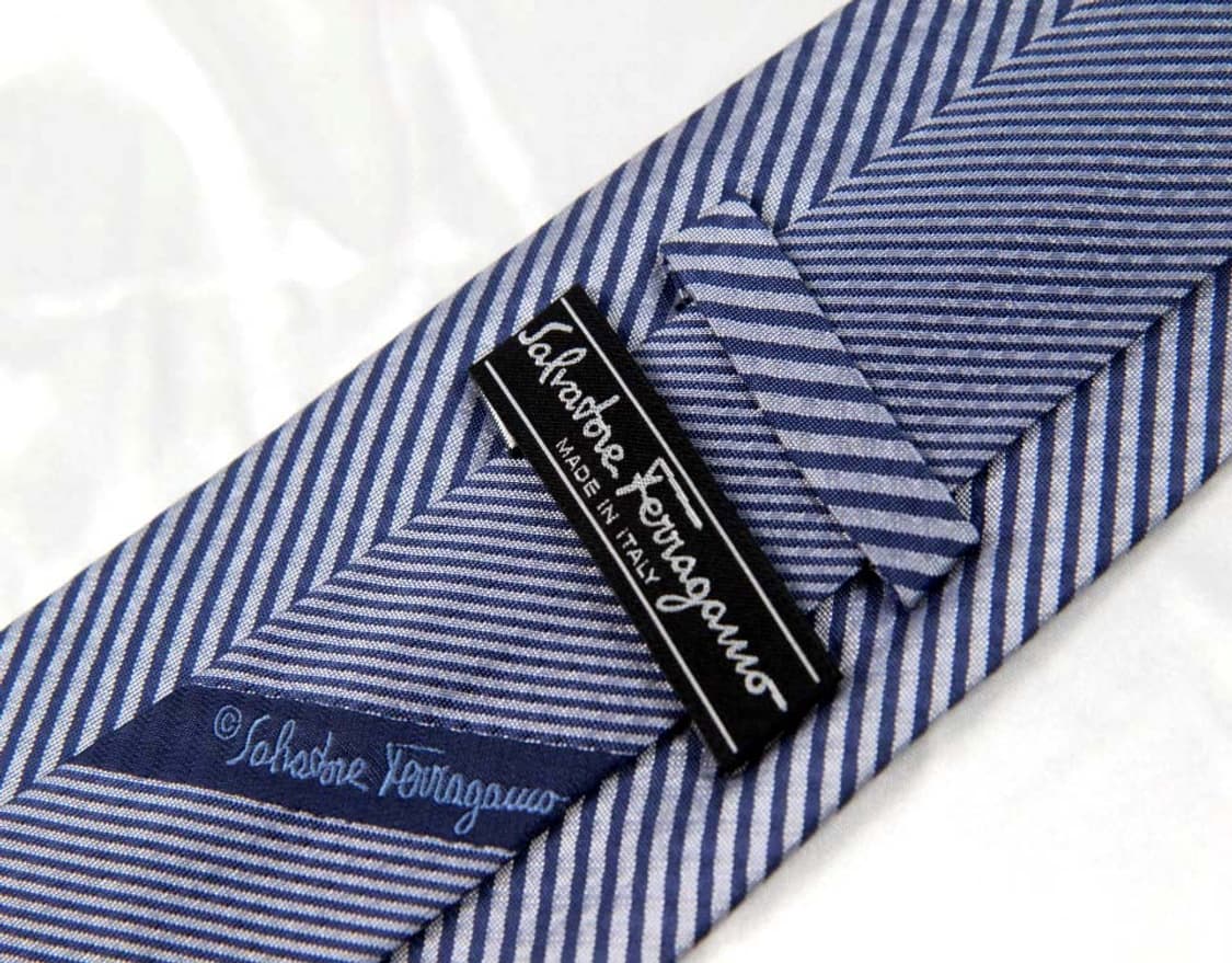 페라가모 9.5cm A+등급 남자 명품 넥타이 상품이미지3