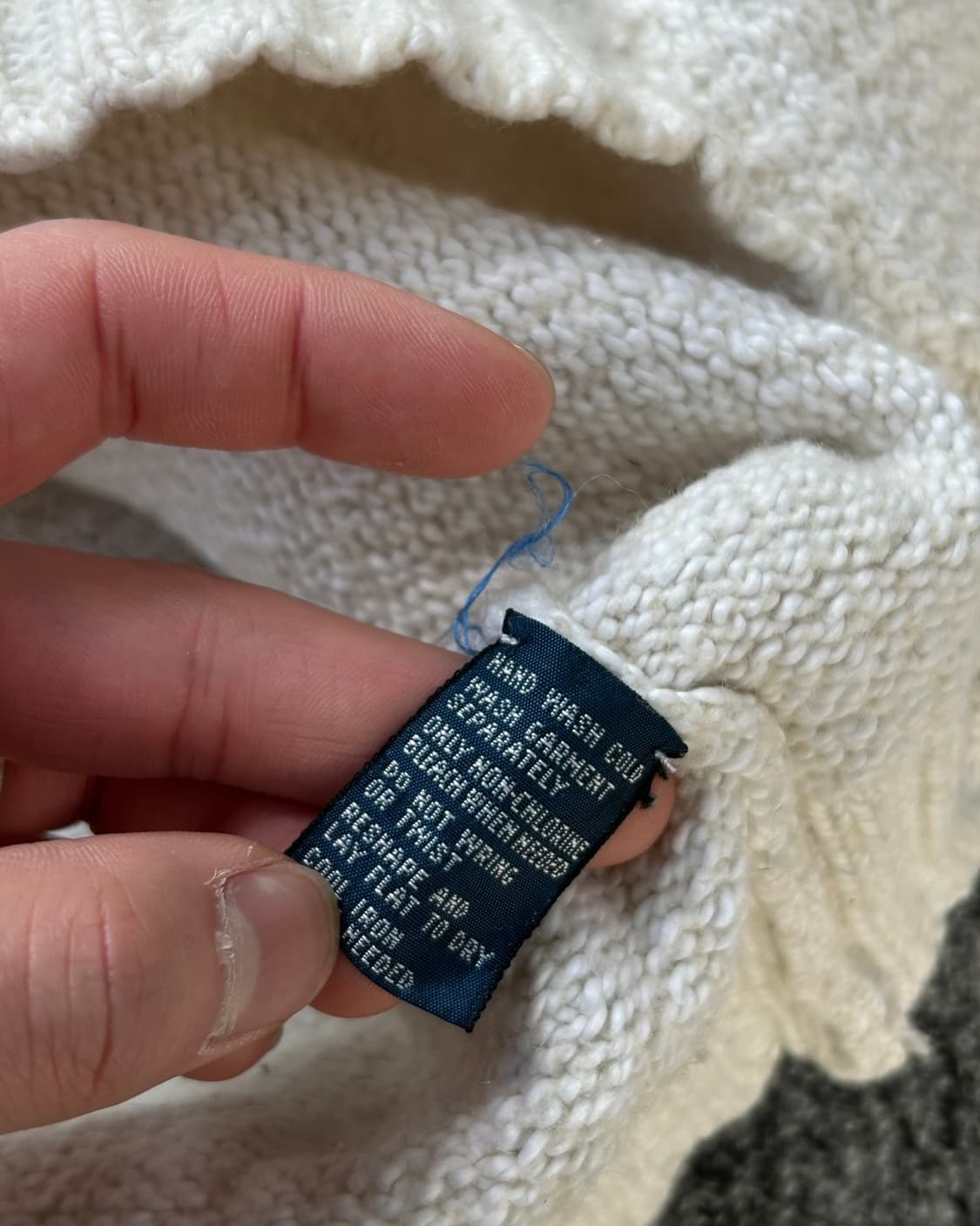 폴로 랄프로렌 헤비코튼 베이지 니트  상품이미지8